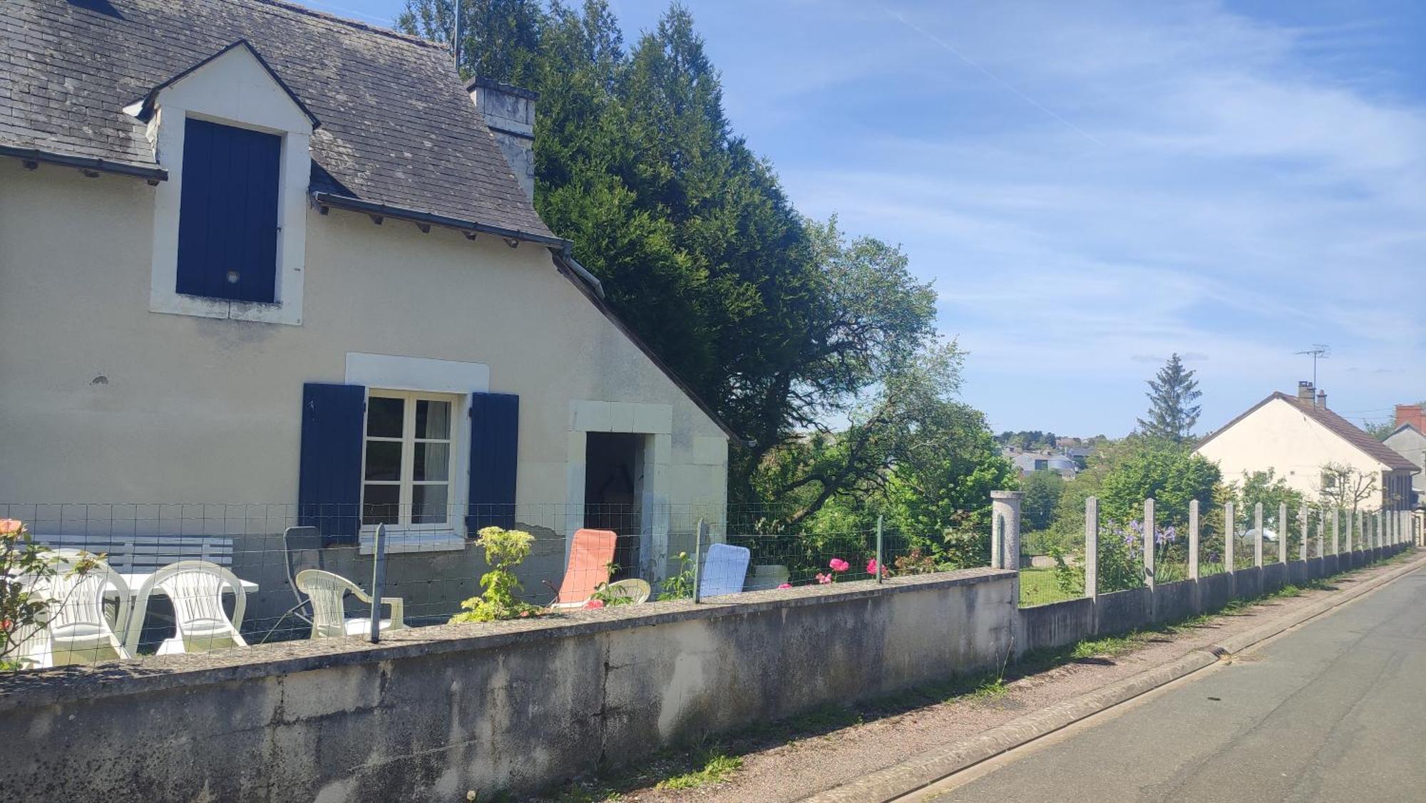 Maison Plain Pied, 2 Chambres, Longere Typique , Fraiche, Dans Bourg Avec Tous Commerces Luçay-le-Mâle 외부 사진